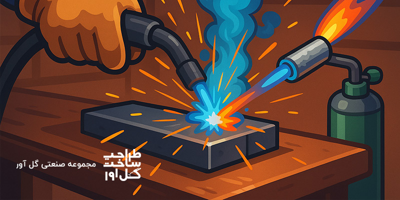 خدمات جوشکاری فلزات CO2 و آرگون در شیراز